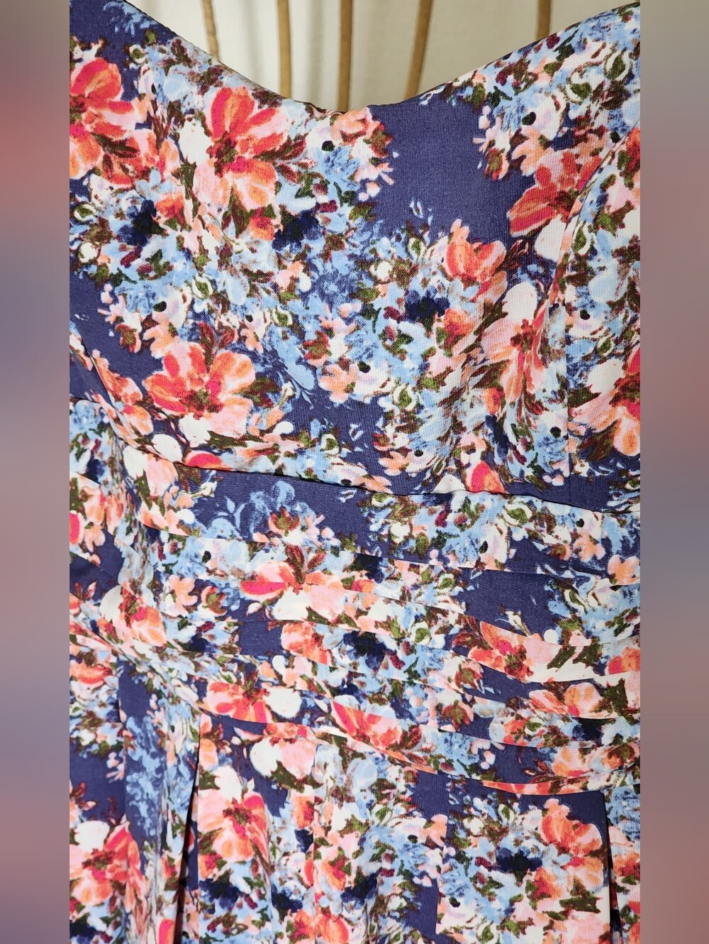 Emerald Sundae Sun Dress In Blues & Pinks Jr Sz 5 - Picture 4 of 10